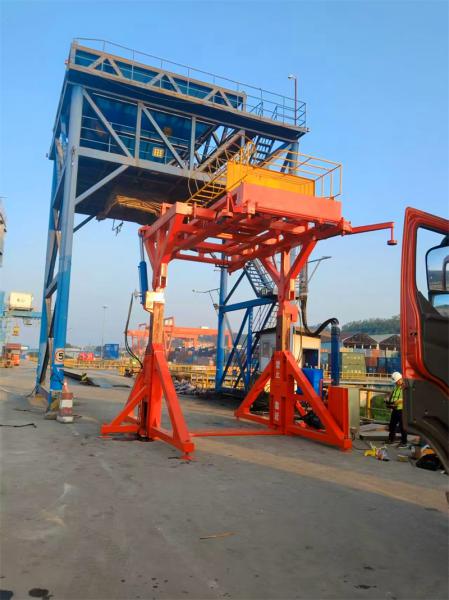 单车位双翻集装箱翻转机